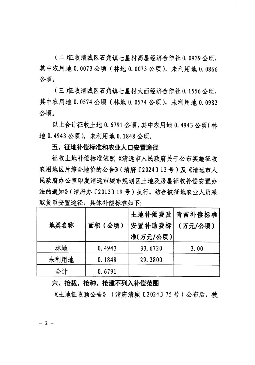 清远市清城区2024年度第九批次城镇建设用地征收土地公告（清府清城[2024]111号）_页面_2.jpg